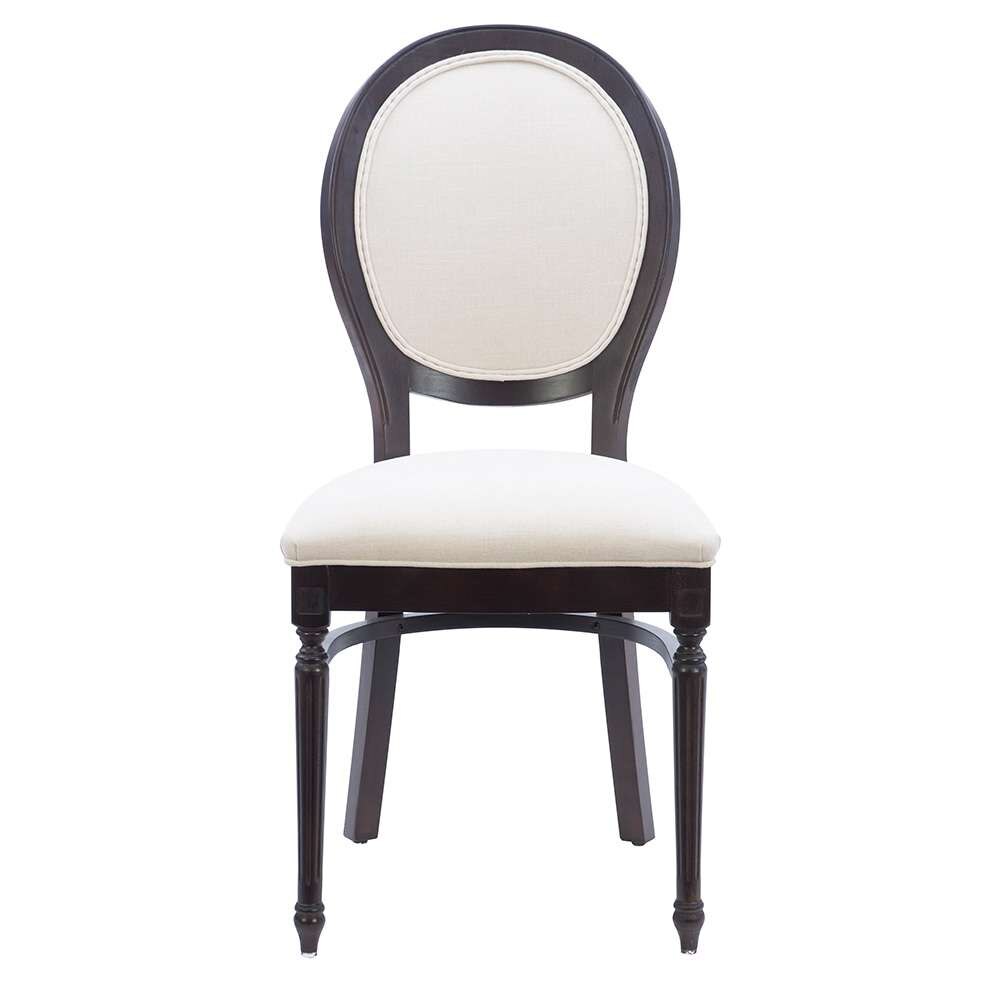 Linon Home Decor - Halston Side Chair Brown/Grey (Set of 2) - CH319BRN02ASU veiw 2