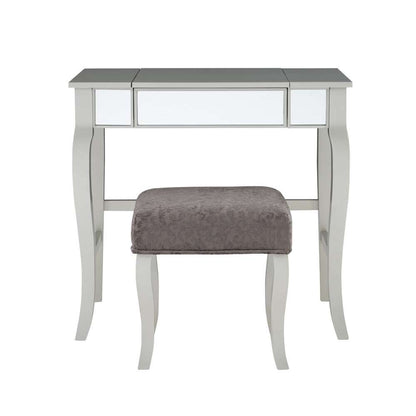 Linon Home Decor - Harper Vanity Set - 580432SIL01U veiw 2