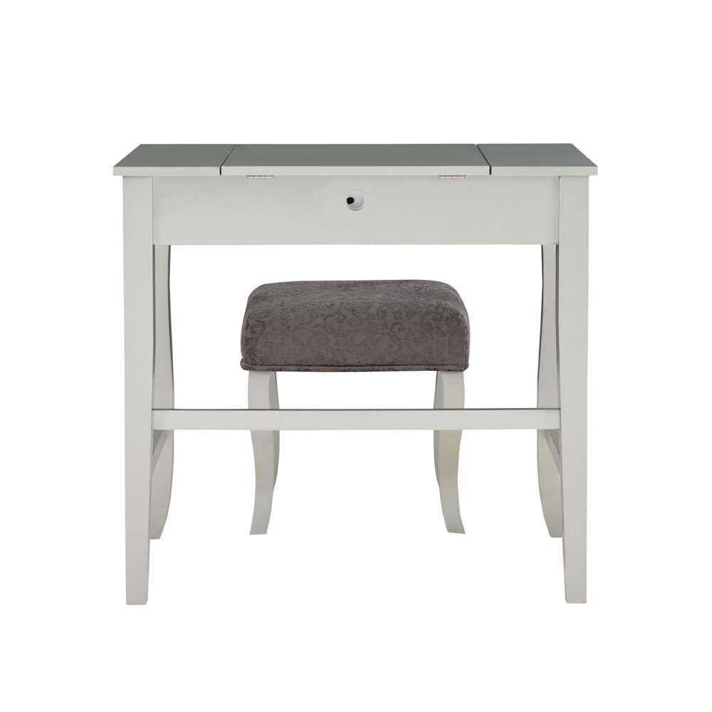 Linon Home Decor - Harper Vanity Set - 580432SIL01U veiw 5