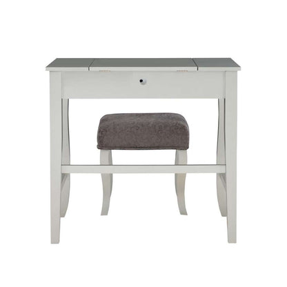 Linon Home Decor - Harper Vanity Set - 580432SIL01U veiw 5