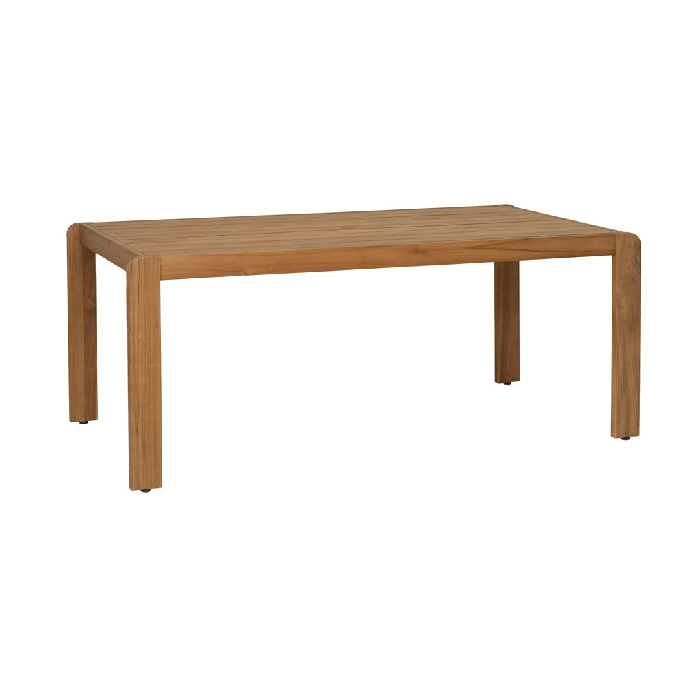 Linon Home Decor - Hemburg 72in Outdoor Rectangular Wood Dining Table in Teak - ODDT101TK01U view 1