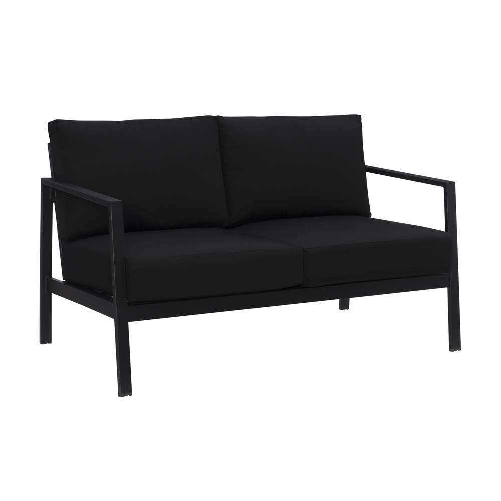 Linon Home Decor - Holland Black Loveseat - HL021BLK01U veiw 1