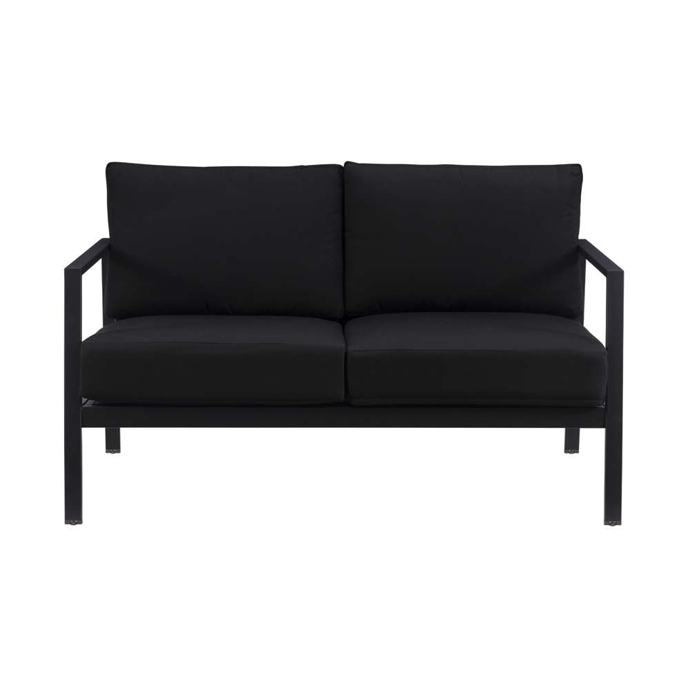 Linon Home Decor - Holland Black Loveseat - HL021BLK01U veiw 2