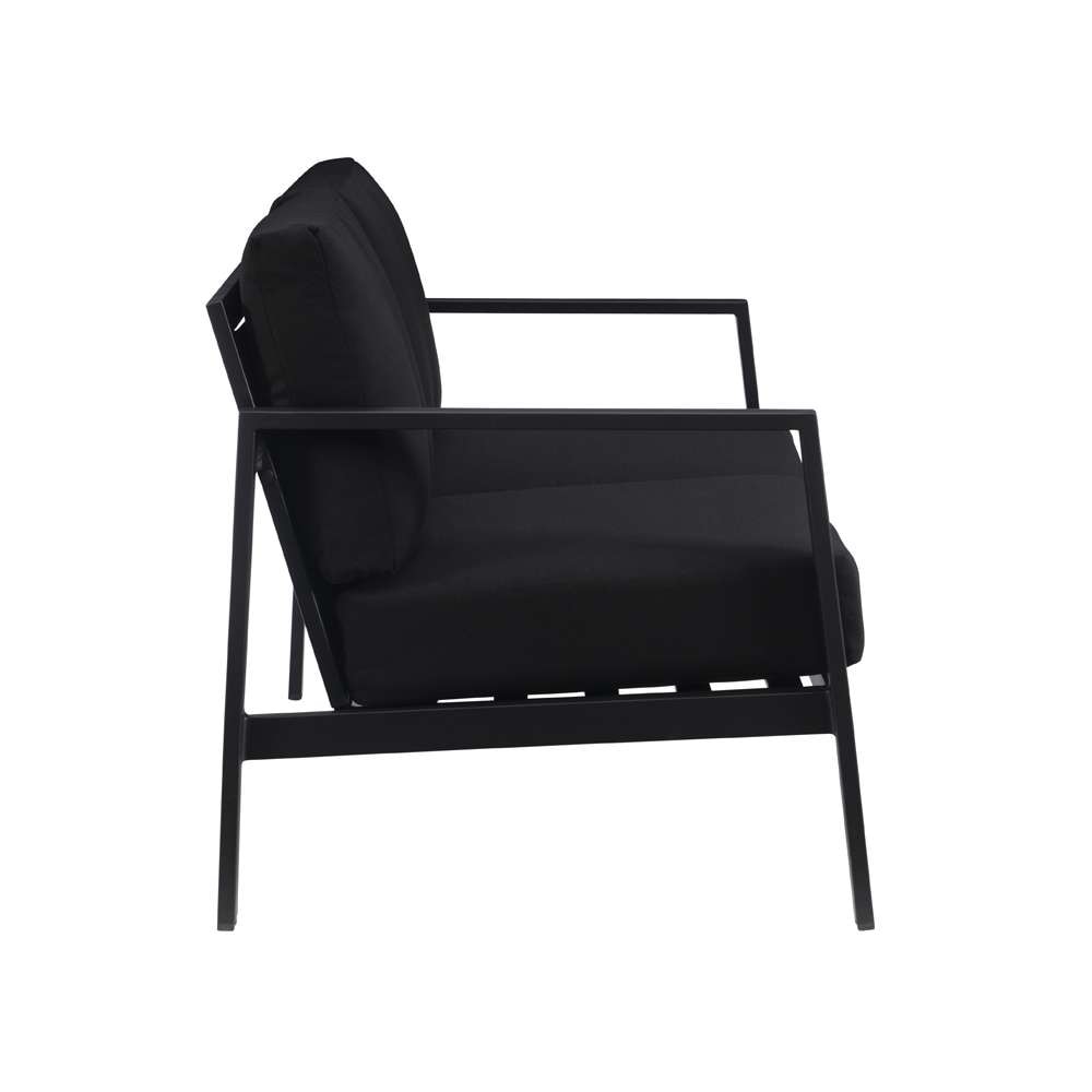 Linon Home Decor - Holland Black Loveseat - HL021BLK01U veiw 3