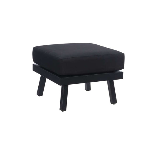 Linon Home Decor - Holland Black Ottoman - HL023BLK01U veiw 1