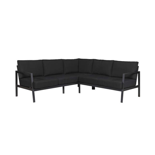 Linon Home Decor - Holland Black Sectional - HL026BLK01U veiw 1