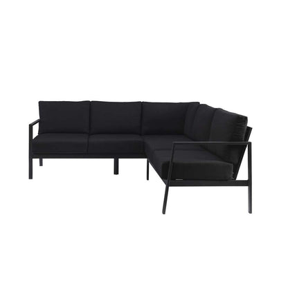 Linon Home Decor - Holland Black Sectional - HL026BLK01U veiw 2