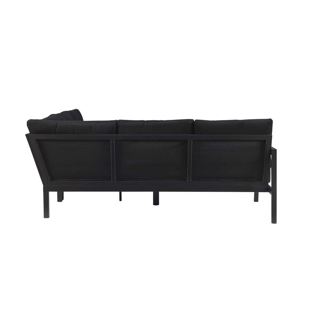 Linon Home Decor - Holland Black Sectional - HL026BLK01U veiw 4
