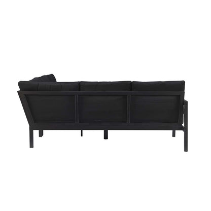 Linon Home Decor - Holland Black Sectional - HL026BLK01U veiw 4