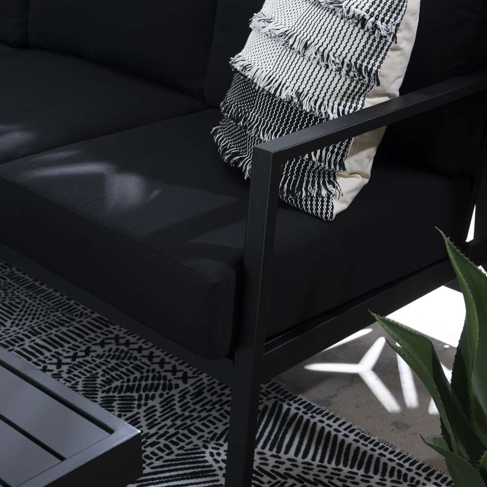 Linon Home Decor - Holland Black Sectional - HL026BLK01U veiw 5