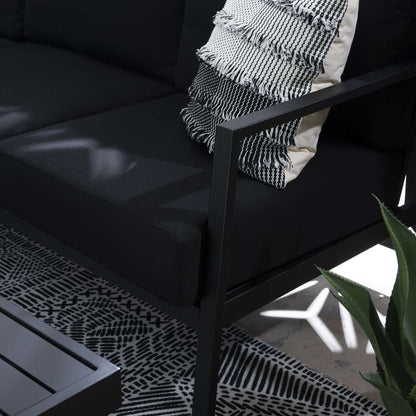 Linon Home Decor - Holland Black Sectional - HL026BLK01U veiw 5