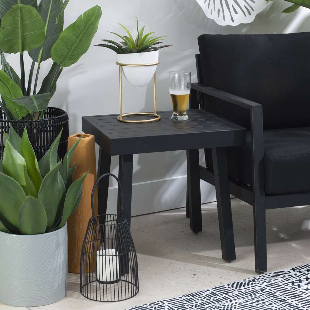 Linon Home Decor - Holland Black Side Table - HL024BLK01U veiw 5