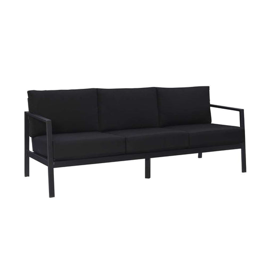 Linon Home Decor - Holland Black Three Seater Sofa - HL022BLK01U veiw 1