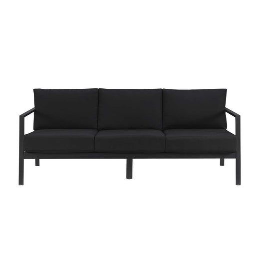 Linon Home Decor - Holland Black Three Seater Sofa - HL022BLK01U veiw 2
