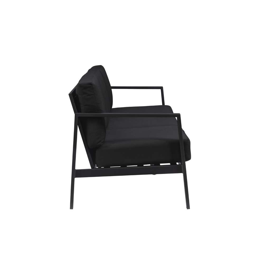 Linon Home Decor - Holland Black Three Seater Sofa - HL022BLK01U veiw 3