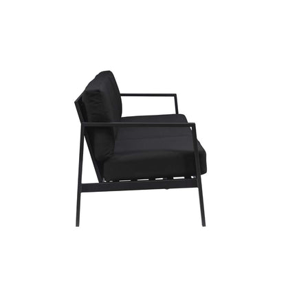 Linon Home Decor - Holland Black Three Seater Sofa - HL022BLK01U veiw 3