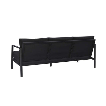 Linon Home Decor - Holland Black Three Seater Sofa - HL022BLK01U veiw 4