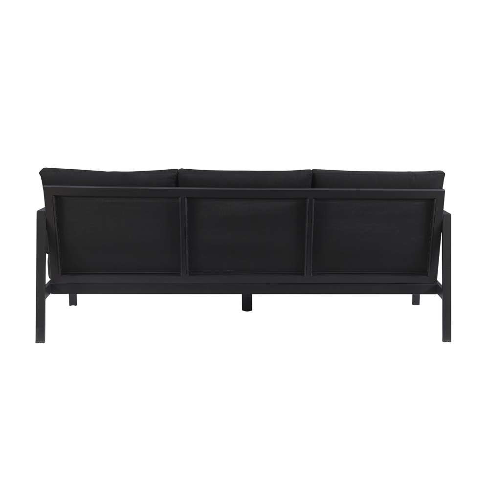 Linon Home Decor - Holland Black Three Seater Sofa - HL022BLK01U veiw 5