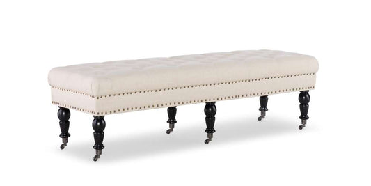 Linon Home Decor - Isabelle Bed Bench 62 Inches - 368254NAT01U veiw 1
