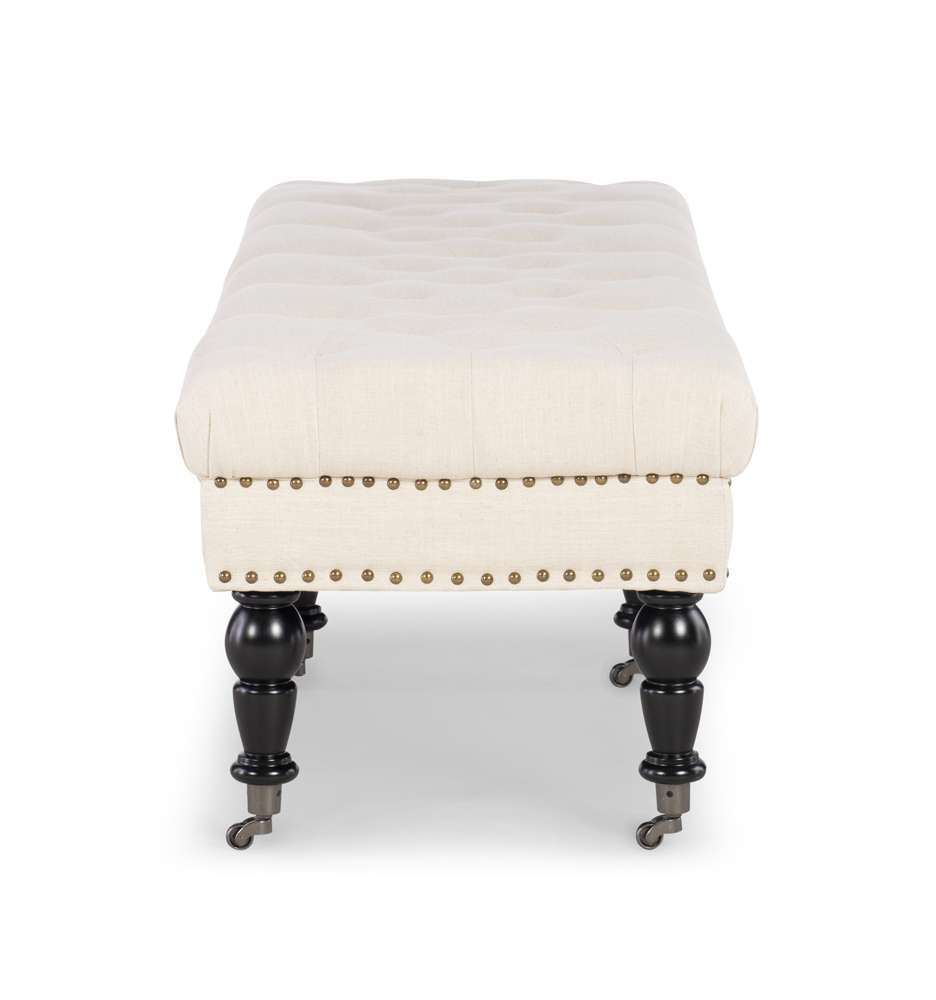 Linon Home Decor - Isabelle Bed Bench 62 Inches - 368254NAT01U veiw 3