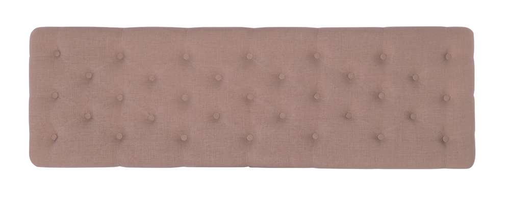 Linon Home Decor - Isabelle Washed Pink Linen 62 Inches Bench - 368254PNK01U veiw 4