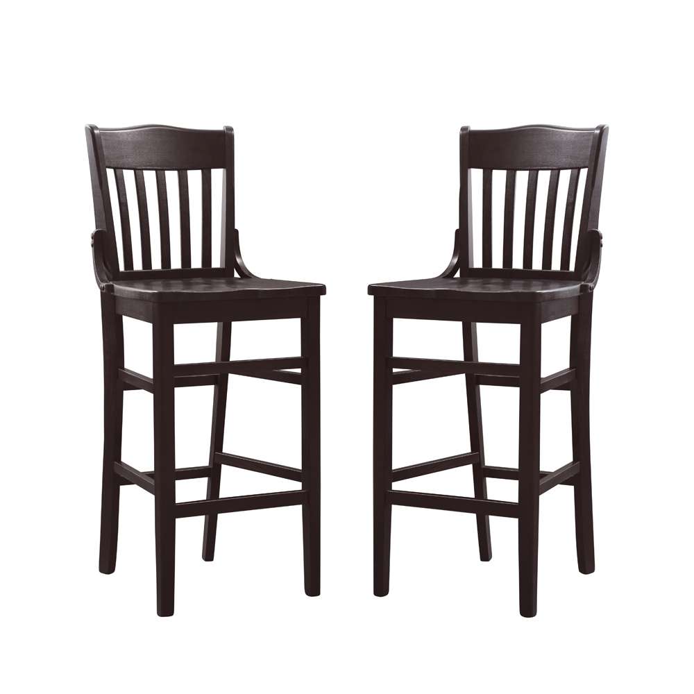 Linon Home Decor - Jace Barstool Brown (Set of 2) - BS305BRN02ASU veiw 6