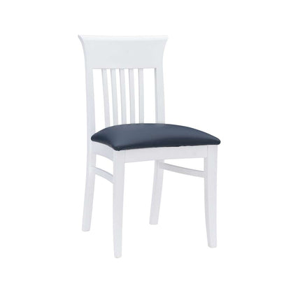 Linon Home Decor - Jenny Upholstered Chair White (Set of 2) - CH261WHT02ASU veiw 1