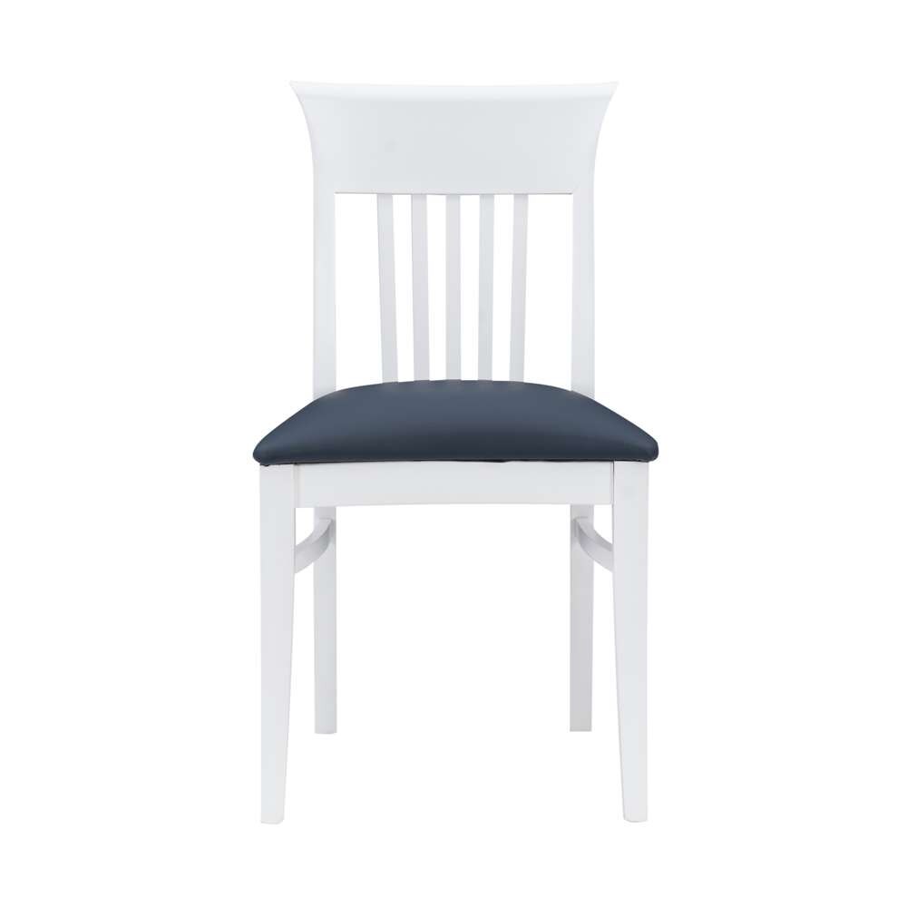 Linon Home Decor - Jenny Upholstered Chair White (Set of 2) - CH261WHT02ASU veiw 3
