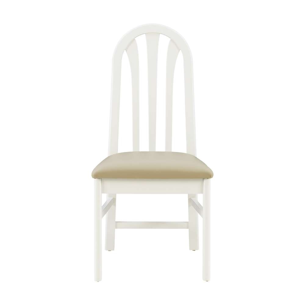 Linon Home Decor - Jesper White Chair Uph Seat (Set of 2) - CH291WHTGRY02ASU veiw 2