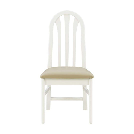 Linon Home Decor - Jesper White Chair Uph Seat (Set of 2) - CH291WHTGRY02ASU veiw 2