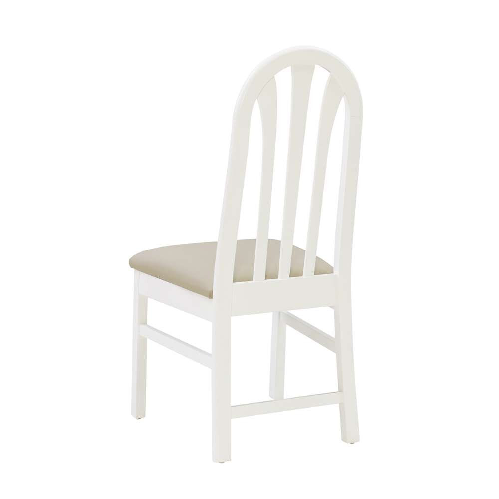 Linon Home Decor - Jesper White Chair Uph Seat (Set of 2) - CH291WHTGRY02ASU veiw 4