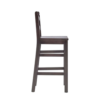 Linon Home Decor - Jocasta Barstool Brown (Set of 2) - BS311BRN02ASU veiw 3