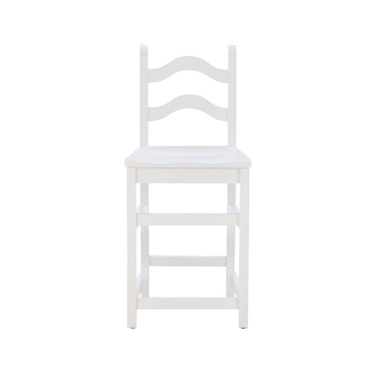 Linon Home Decor - Jocasta Counter Stool White (Set of 2) - CS311WHT02ASU veiw 2