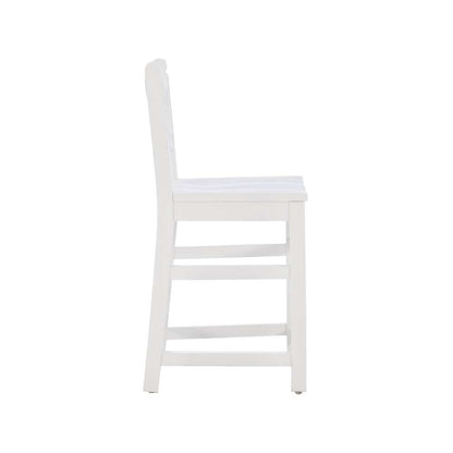 Linon Home Decor - Jocasta Counter Stool White (Set of 2) - CS311WHT02ASU veiw 3