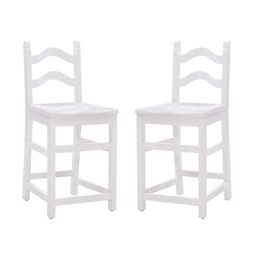 Linon Home Decor - Jocasta Counter Stool White (Set of 2) - CS311WHT02ASU veiw 6