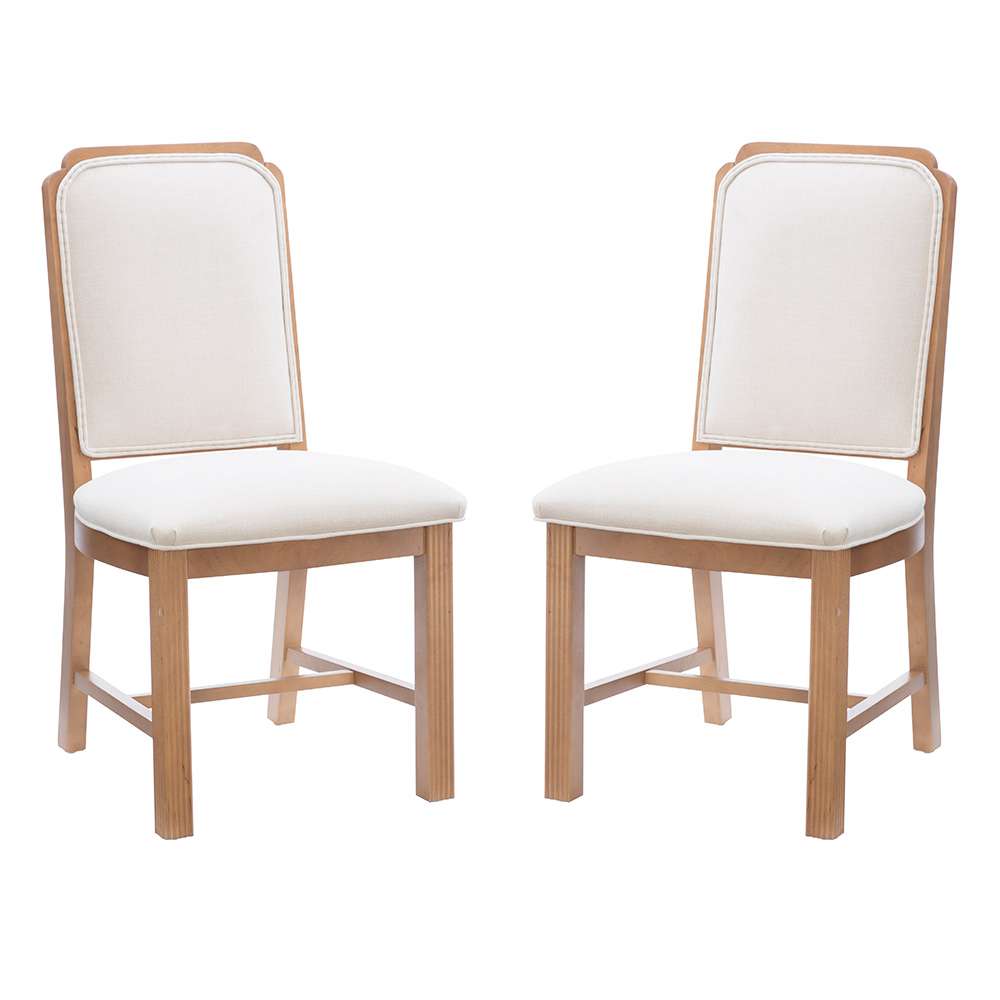 Linon Home Decor - Jolene Side Chair Brown/Grey (Set of 2) - CH318BRN02ASU veiw 9