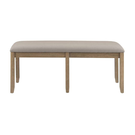 Linon Home Decor - Jorissen Backless Bench Gray Wash - JN205GWSH01U view 2