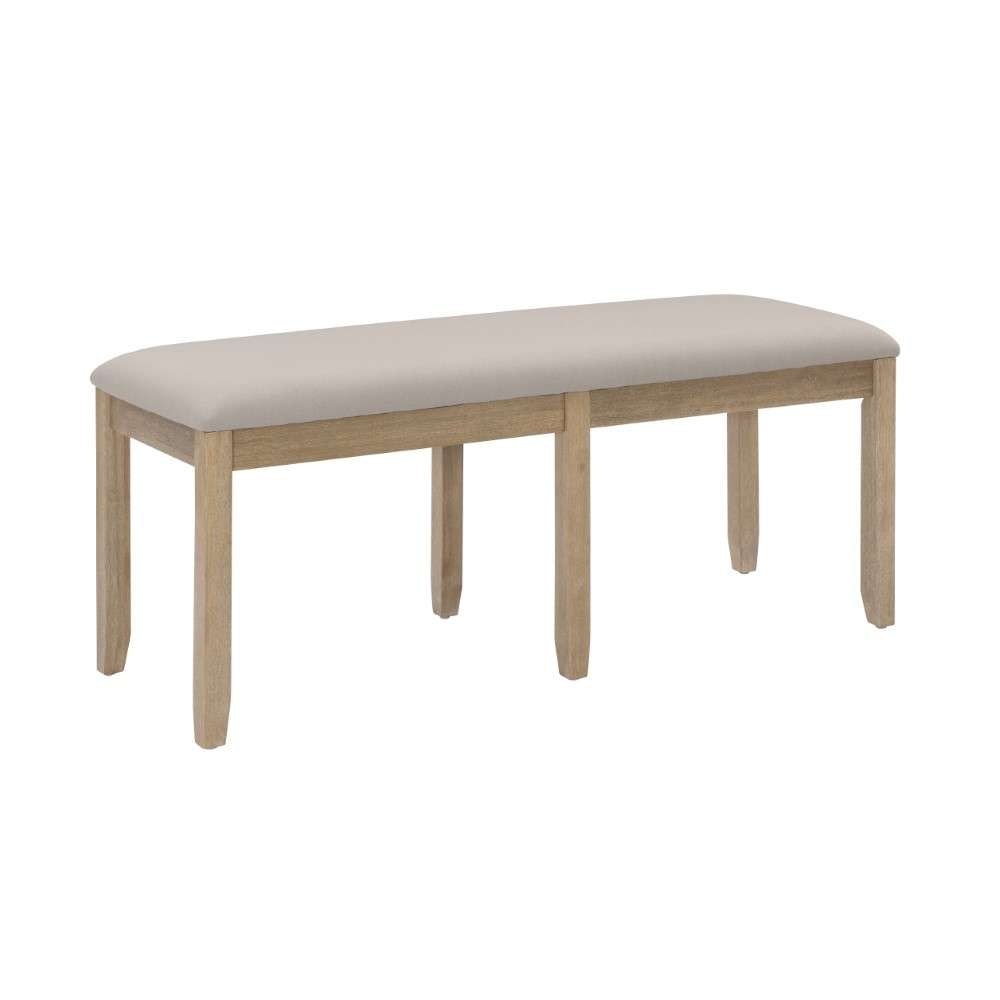 Linon Home Decor - Jorissen Backless Bench Gray Wash - JN205GWSH01U veiw 1
