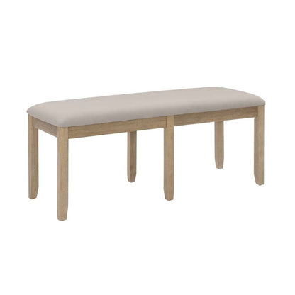 Linon Home Decor - Jorissen Backless Bench Gray Wash - JN205GWSH01U veiw 1