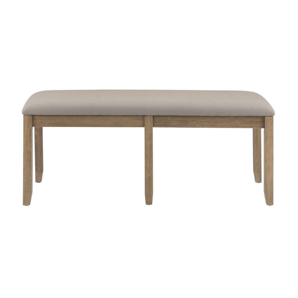 Linon Home Decor - Jorissen Backless Bench Gray Wash - JN205GWSH01U veiw 2