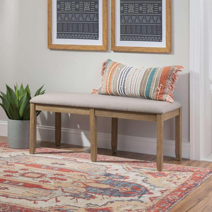 Linon Home Decor - Jorissen Backless Bench Gray Wash - JN205GWSH01U veiw 5