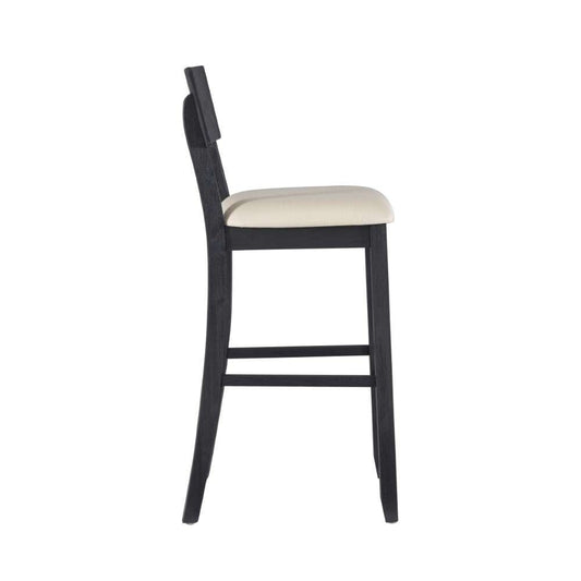 Linon Home Decor - Jorissen Barstool Dark Charcoal - JN102BWSH01U veiw 2