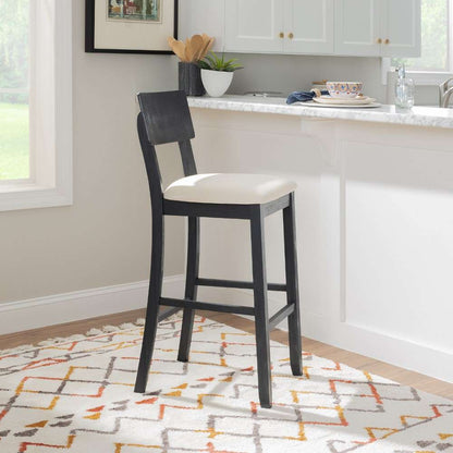 Linon Home Decor - Jorissen Barstool Dark Charcoal - JN102BWSH01U veiw 5