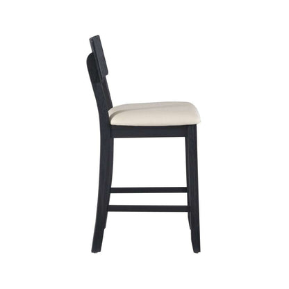 Linon Home Decor - Jorissen Counter Stool Dark Charcoal - JN101BWSH01U veiw 2