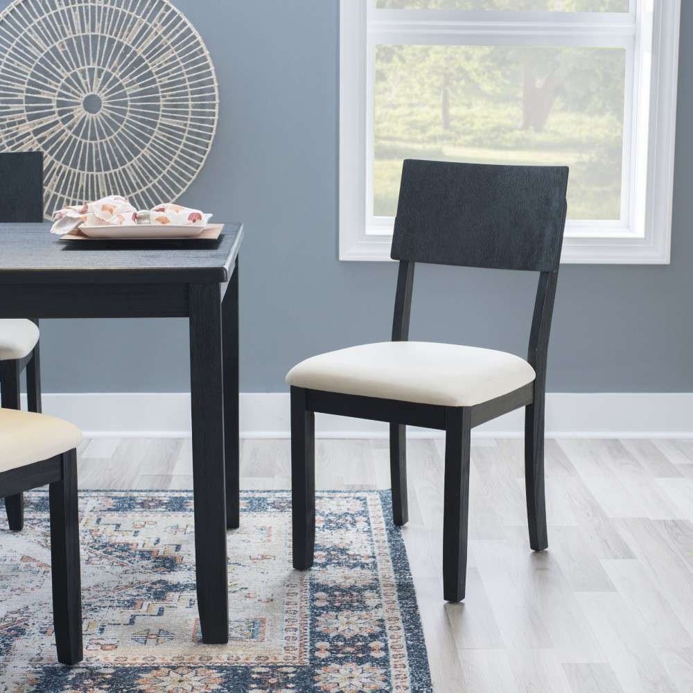 Linon Home Decor - Jorissen Dining Chairs Dk Charcoal (Set of 2) - JN202BWSH02U veiw 4
