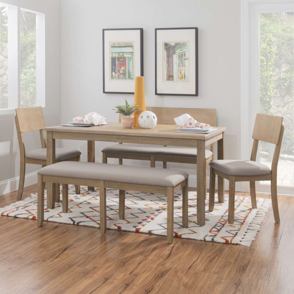 Linon Home Decor - Jorissen Dining Table Gray Wash - JN470GWSH01U veiw 5