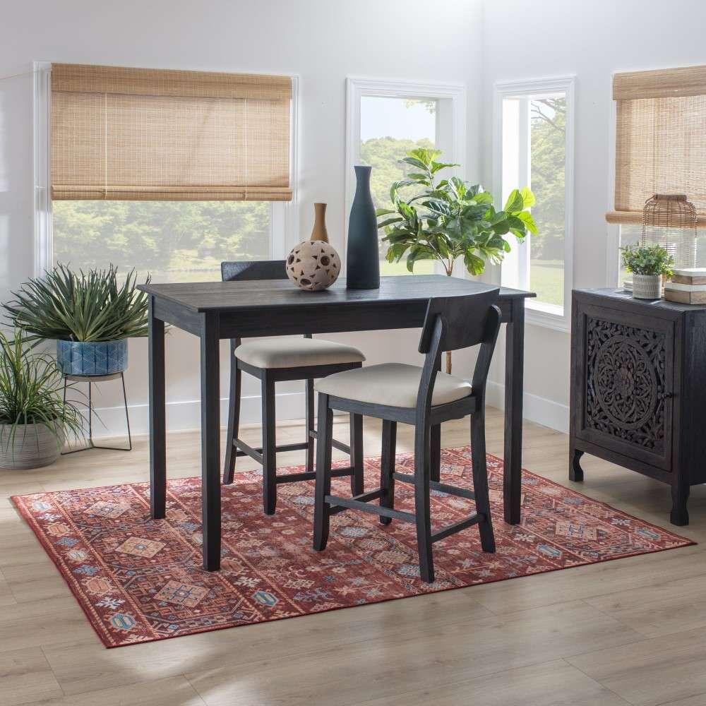 Linon Home Decor - Jorissen Tavern Table Dark Charcoal - JN471BWSH01U veiw 5
