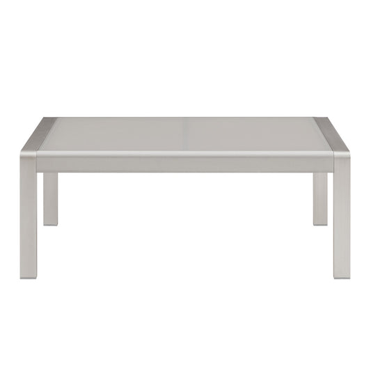 Linon Home Decor - Karah Outdoor Anodized Grey Coffee Table - ODNH16GRYCT01U view 2