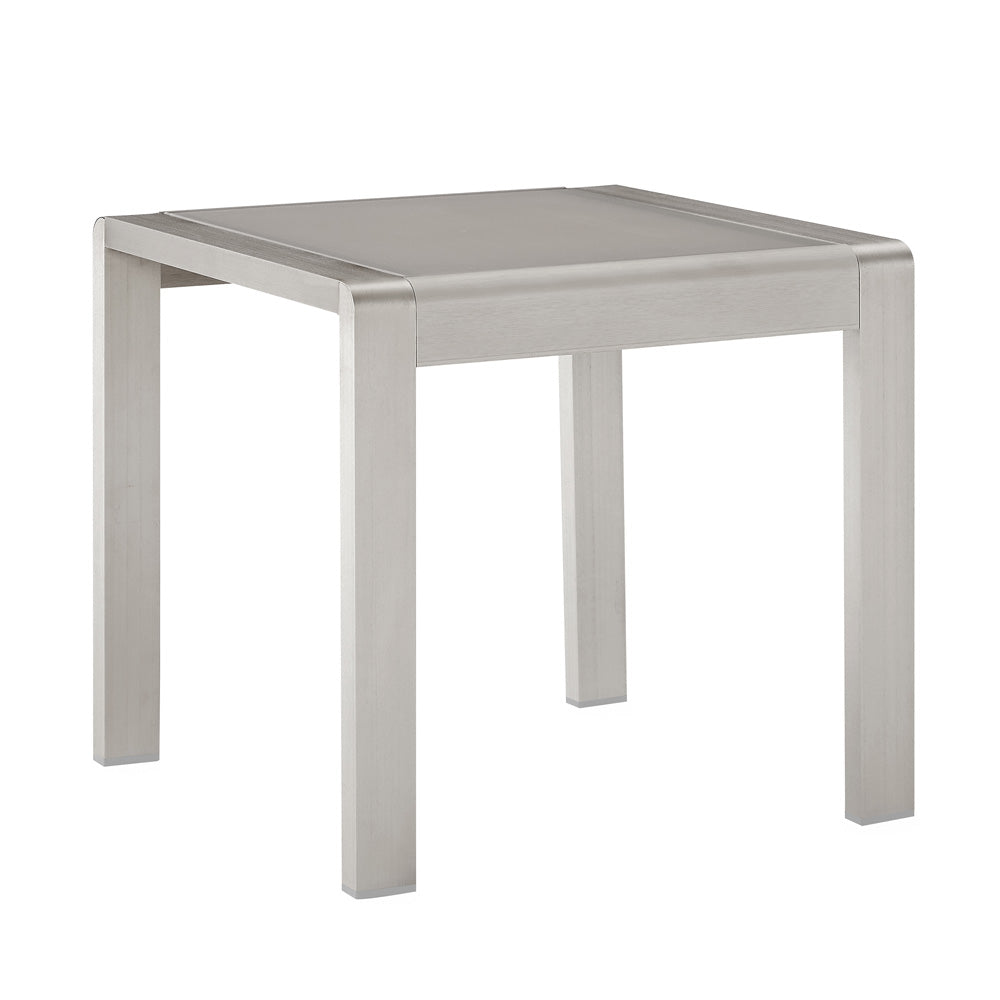 Linon Home Decor - Karah Outdoor Anodized Grey Side Table - ODNH16GRYST01U view 1