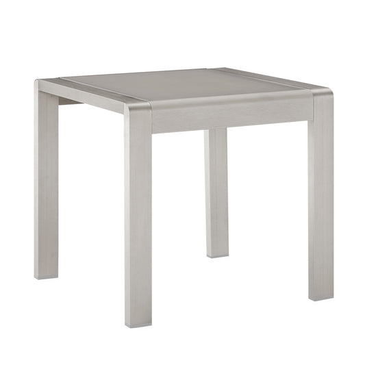 Linon Home Decor - Karah Outdoor Anodized Grey Side Table - ODNH16GRYST01U view 1
